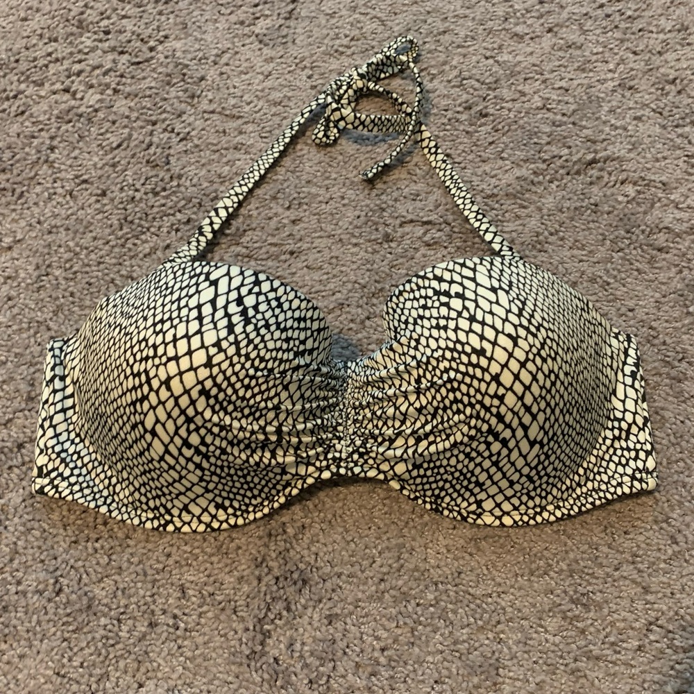 Victoria’s Secret snakeskin swimsuit top